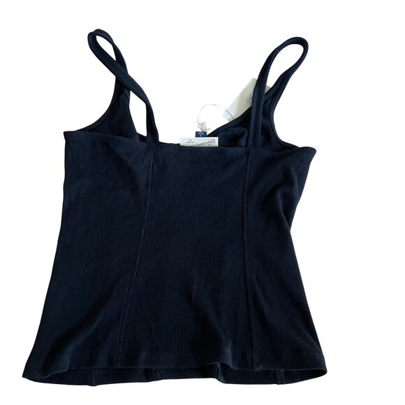 Universal Thread Women's Black Ribbed Corset Tank - Size XL - NWT - Picture 5 of 8